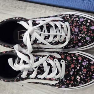Floral Canvas Sneakers